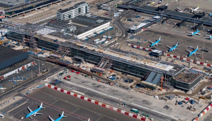 Schiphol Havalimanı — A-Pier İkincil Çelik İşleri