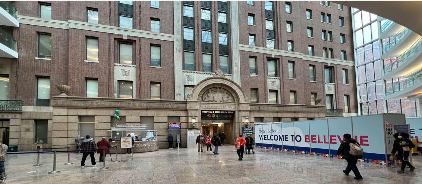 Bellevue Hastanesi — Çelik Çatı Sistemi
